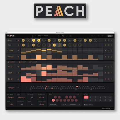 PEACH Polymetric Arpeggiator (AU/VST/AAX) - 510k Arts UG (haftungsbeschränkt)