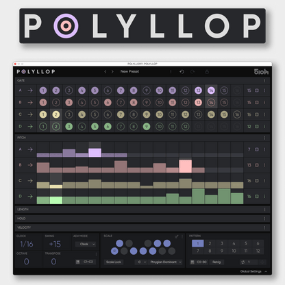 POLYLLOP 4 Voice Sequencer (AU/VST/AAX) - 510k Arts UG (haftungsbeschränkt)